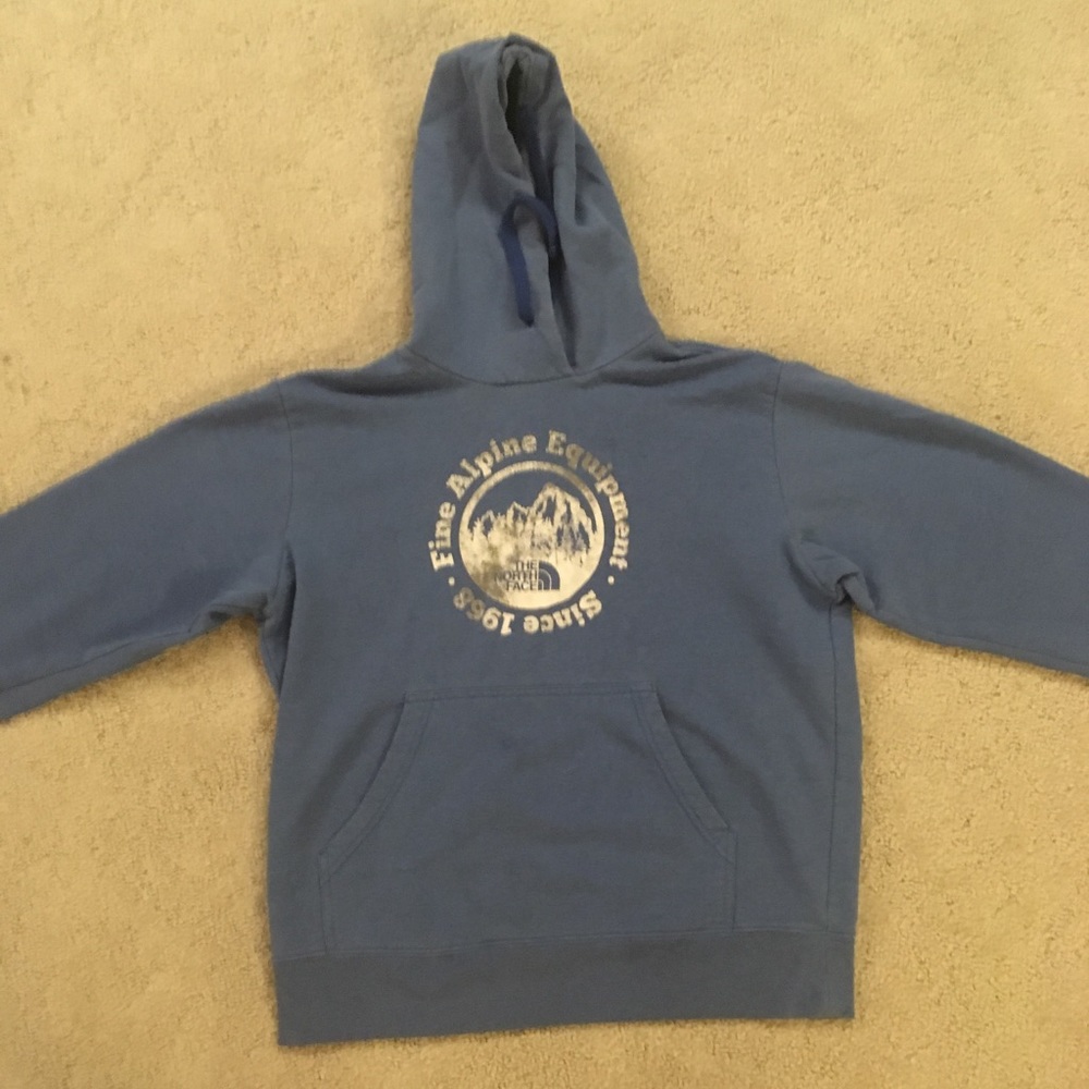Mens’s small blue North Face hoodie/sweatshirt